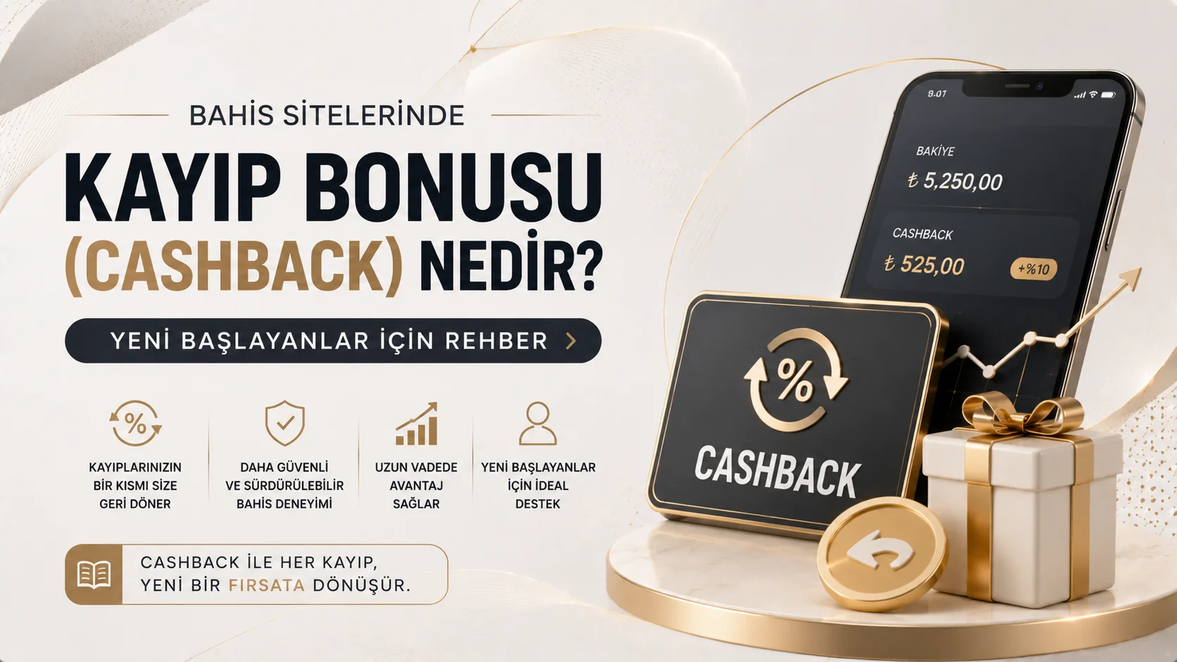 Bahis Sitelerinde Kayıp Bonusu (Cashback) Nedir? Yeni Başlayanlar İçin Rehber