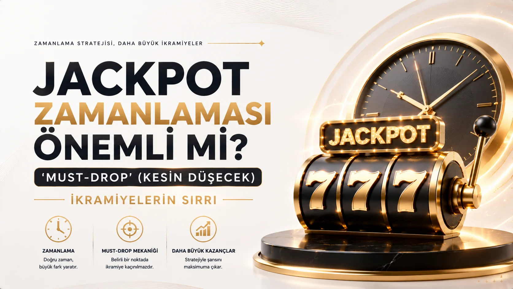Jackpot Zamanlaması Önemli mi? 'Must-Drop' (Kesin Düşecek) İkramiyelerin Sırrı