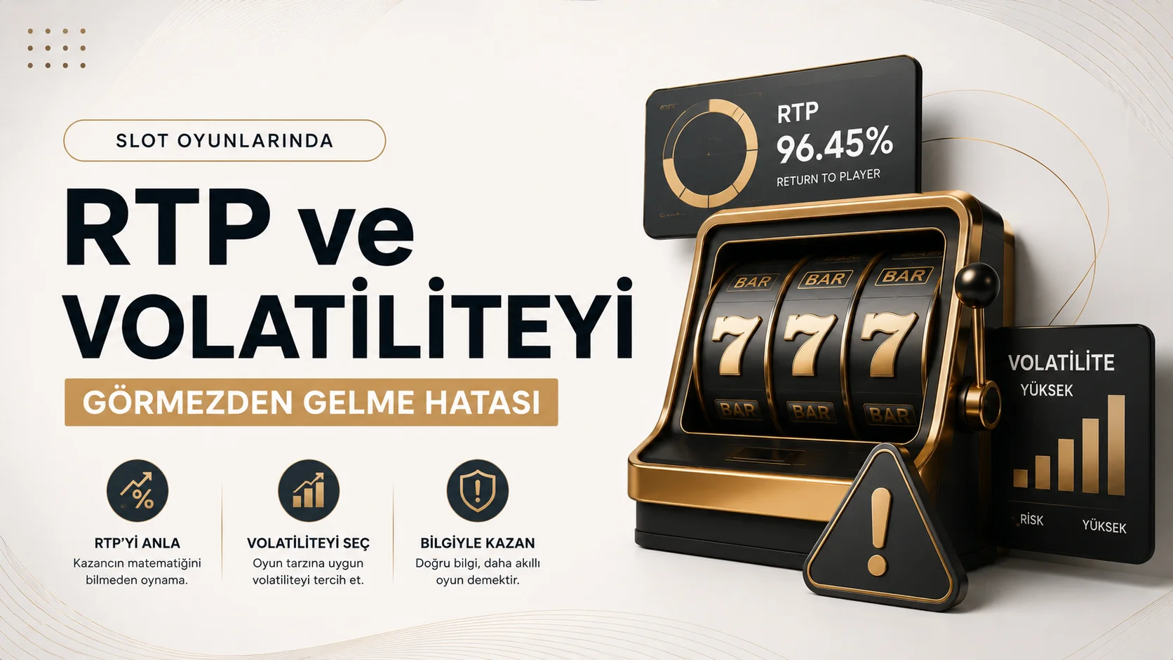 Slot Oyunlarında RTP ve Volatiliteyi Görmezden Gelme Hatası